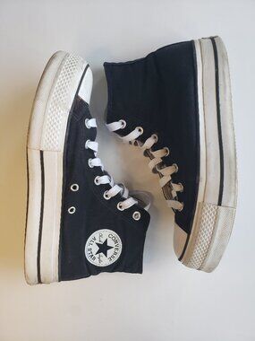 Black White Classic Converse High Top Sneaker Shoes